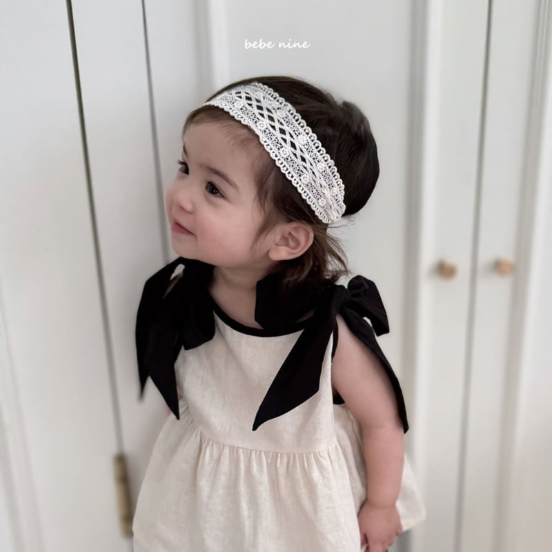 Bebe Nine - Korean Baby Fashion - #onlinebabyshop - Nine Lace Band - 4