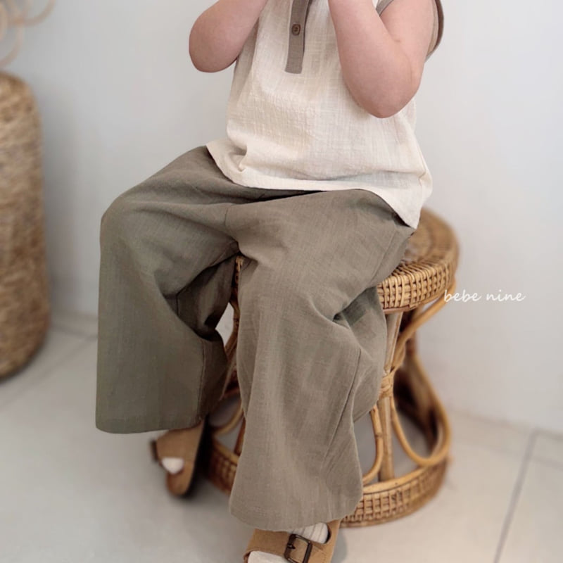 Bebe Nine - Korean Children Fashion - #Kfashion4kids - Nine Loose Pants (Kids)