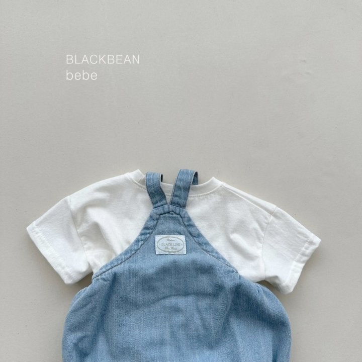 Black Bean - Korean Baby Fashion - #babyboutique - Line Overalls Set - 8