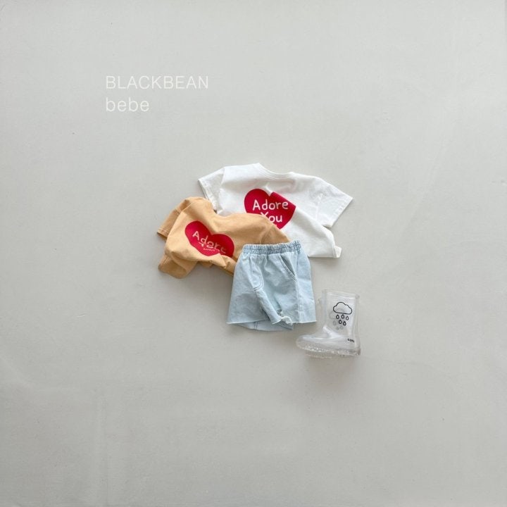 Black Bean - Korean Baby Fashion - #babyfashion - Heart Bebe Tee - 3