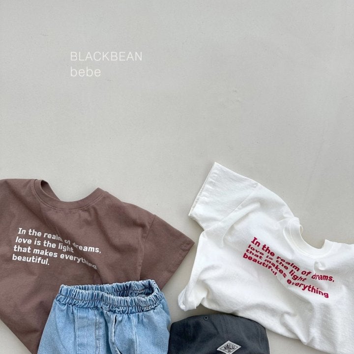 Black Bean - Korean Baby Fashion - #babyfever - Everybody Bebe Tee - 9