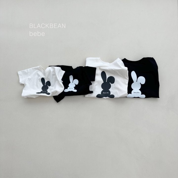 Black Bean - Korean Baby Fashion - #babyfever - Bunny Bebe Tee - 4