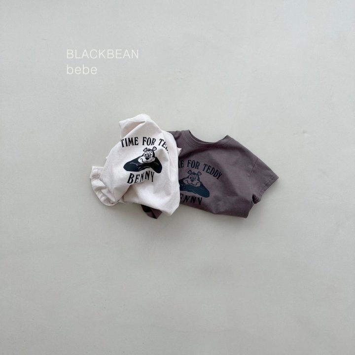 Black Bean - Korean Baby Fashion - #babygirlfashion - Bear Bebe Tee - 2