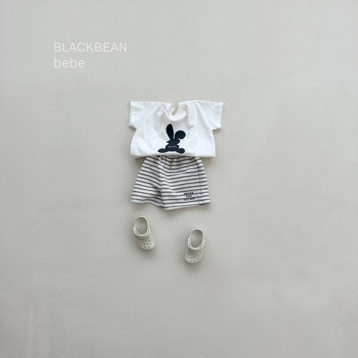 Black Bean - Korean Baby Fashion - #babyoninstagram - Bunny Bebe Tee - 6