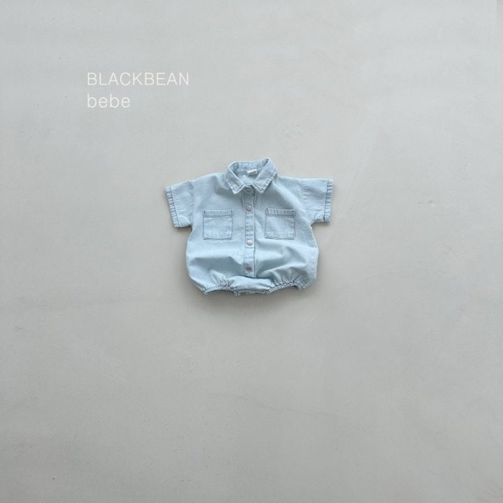 Black Bean - Korean Baby Fashion - #babyoninstagram - Nice Denim Suit