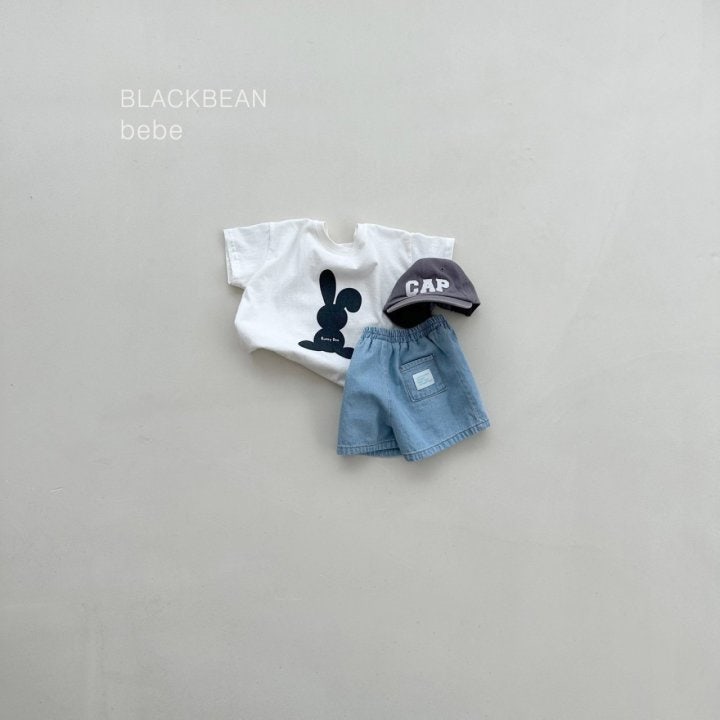 Black Bean - Korean Baby Fashion - #babyootd - Bunny Bebe Tee - 7