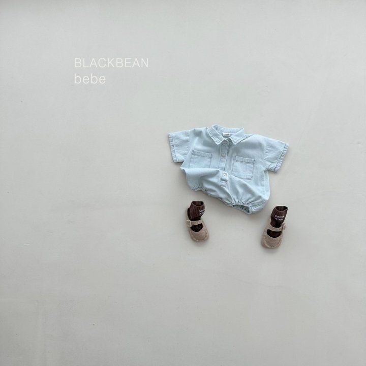 Black Bean - Korean Baby Fashion - #babyootd - Nice Denim Suit - 2