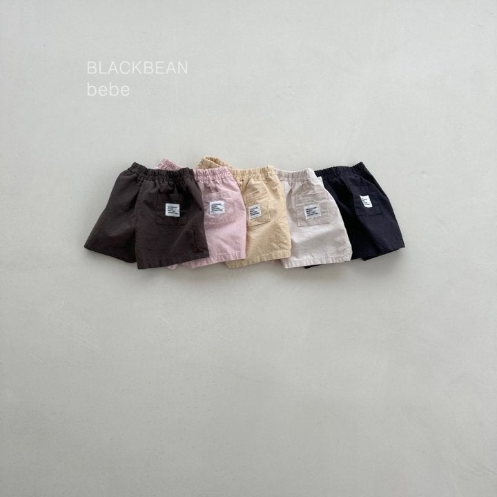 Black Bean - Korean Baby Fashion - #babyoutfit - Linen Bebe Shorts - 2