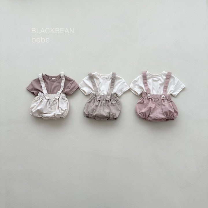 Black Bean - Korean Baby Fashion - #babyoutfit - Pampam Bloomer Set