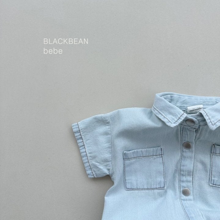 Black Bean - Korean Baby Fashion - #onlinebabyboutique - Nice Denim Suit - 6