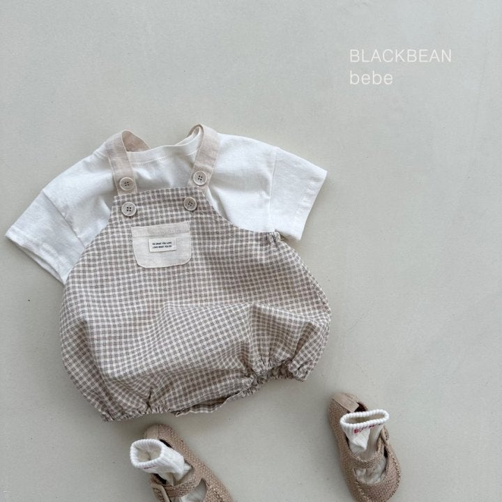 Black Bean - Korean Baby Fashion - #onlinebabyshop - Rodem Overalls Set - 5