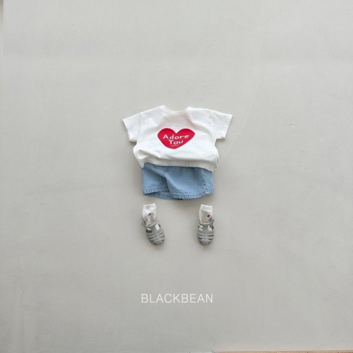 Black Bean - Korean Children Fashion - #Kfashion4kids - Heart Tee - 5