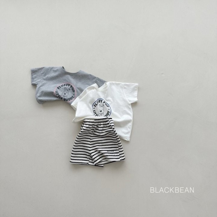 Black Bean - Korean Children Fashion - #Kfashion4kids - Puppy Tee - 3
