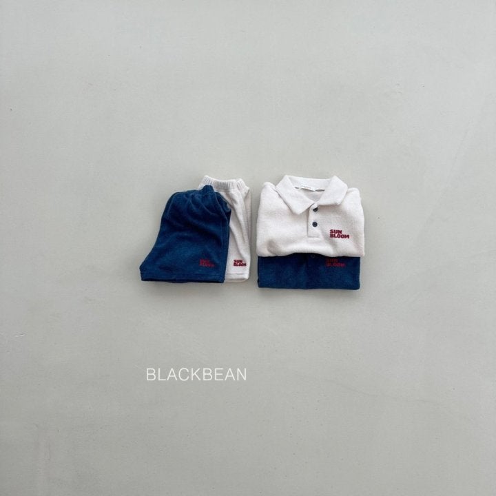 Black Bean - Korean Children Fashion - #Kfashion4kids - Terry Set - 2