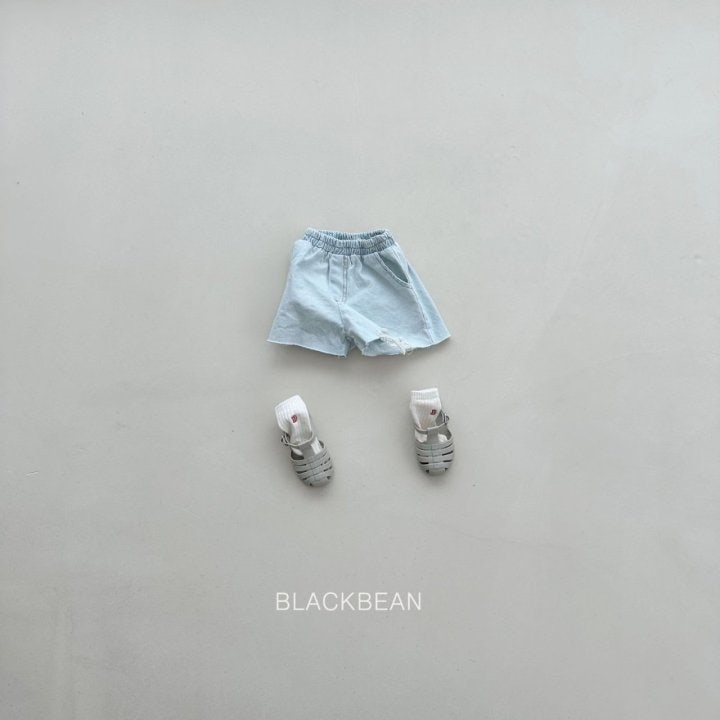 Black Bean - Korean Children Fashion - #childofig - Light Denim Vintage Pants - 2