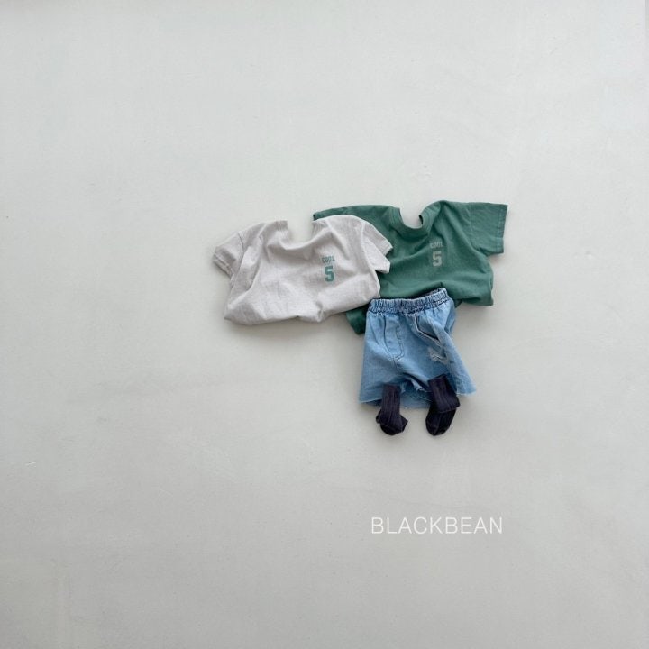 Black Bean - Korean Children Fashion - #childofig - Five Tee - 3