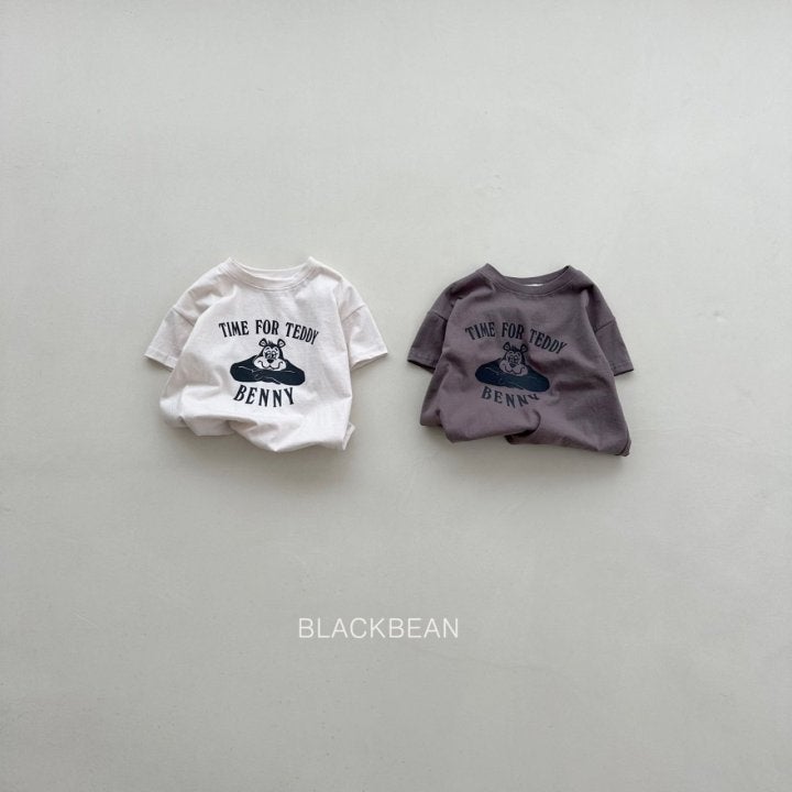 Black Bean - Korean Children Fashion - #childofig - Bear Tee