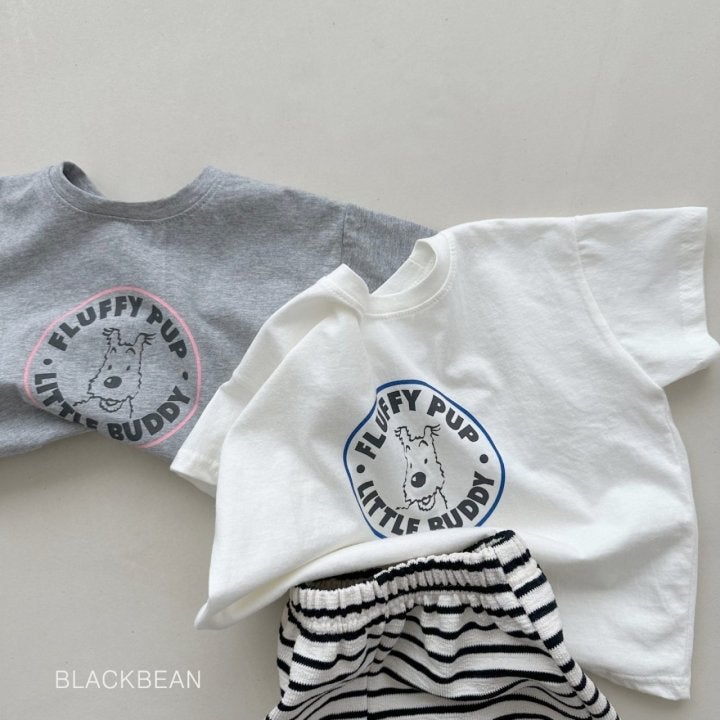 Black Bean - Korean Children Fashion - #childofig - Puppy Tee - 8