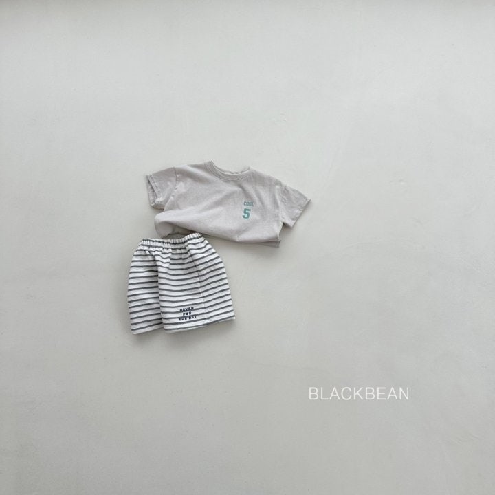 Black Bean - Korean Children Fashion - #designkidswear - Five Tee - 5