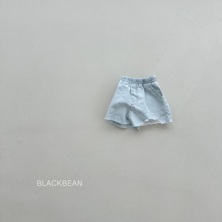 Black Bean - Korean Children Fashion - #discoveringself - Light Denim Vintage Pants - 5