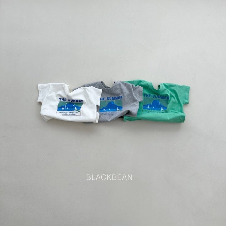 Black Bean - Korean Children Fashion - #discoveringself - Sky Tee