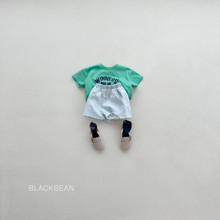 Black Bean - Korean Children Fashion - #kidsshorts - Light Denim Vintage Pants - 7