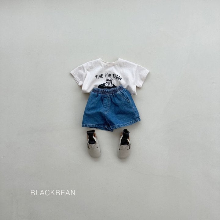 Black Bean - Korean Children Fashion - #kidsshorts - Basic Jeans - 6