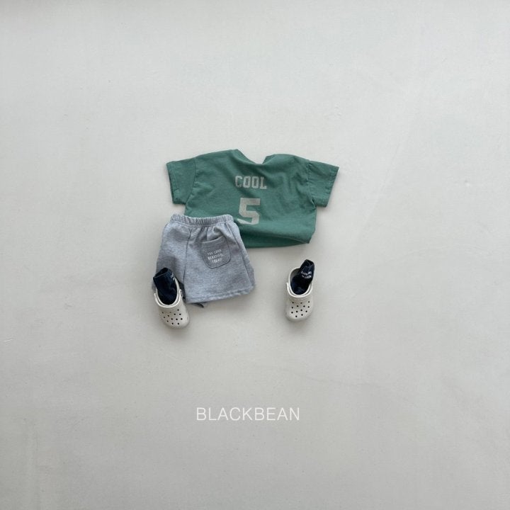 Black Bean - Korean Children Fashion - #kidsshorts - Five Tee - 8