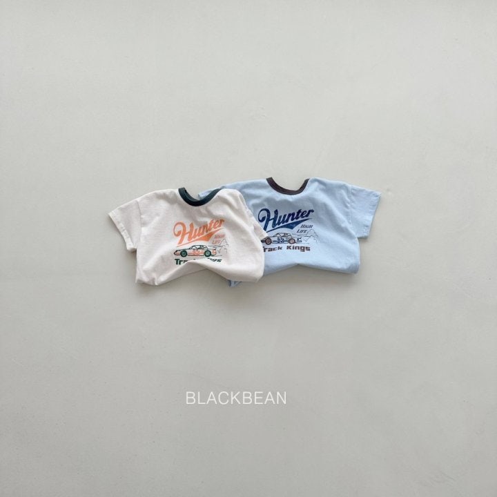 Black Bean - Korean Children Fashion - #kidsshorts - Hunter Tee