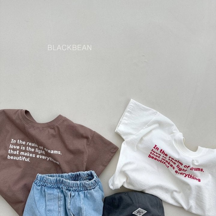 Black Bean - Korean Children Fashion - #kidsshorts - Everyone Tee - 10