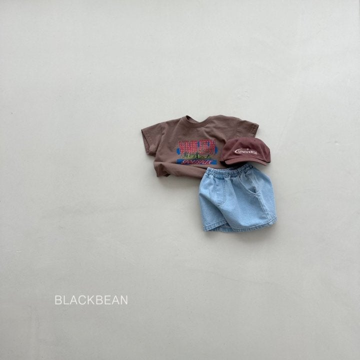 Black Bean - Korean Children Fashion - #kidsshorts - City Tee - 7