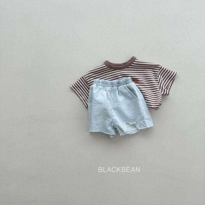 Black Bean - Korean Children Fashion - #kidsstore - Light Denim Vintage Pants - 8