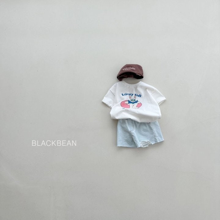Black Bean - Korean Children Fashion - #kidsstore - Rabbit Tee - 5