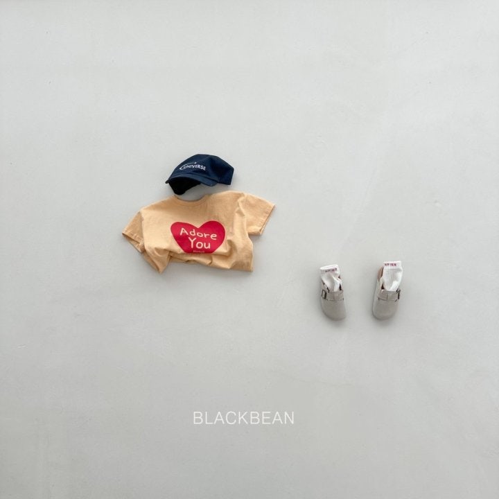 Black Bean - Korean Children Fashion - #littlefashionista - Heart Tee - 6