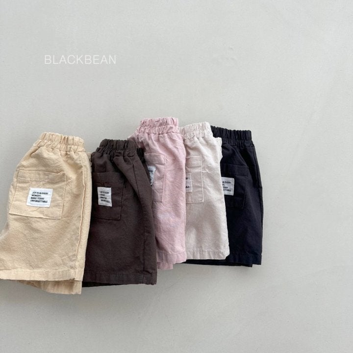 Black Bean - Korean Children Fashion - #todddlerfashion - Linen Shorts - 3