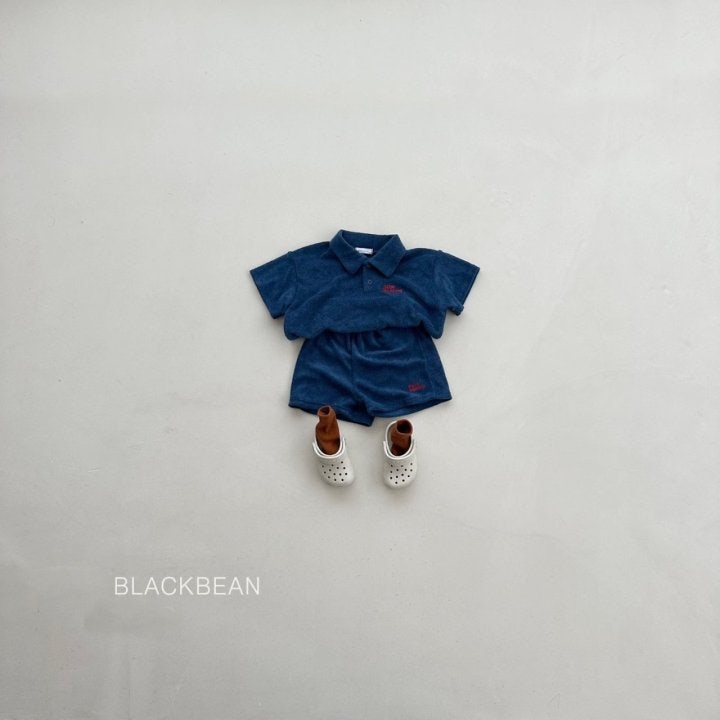 Black Bean - Korean Children Fashion - #todddlerfashion - Terry Set - 7