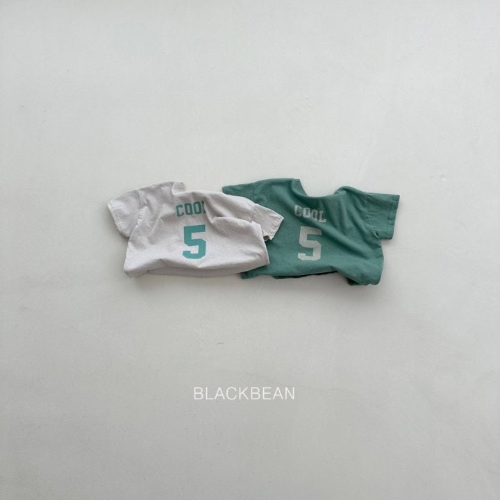 Black Bean - Korean Children Fashion - #toddlerclothing - Five Tee