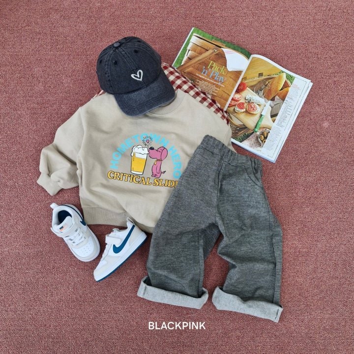 Black Pink - Korean Children Fashion - #childofig - Two Will Blue Straight Pants - 10