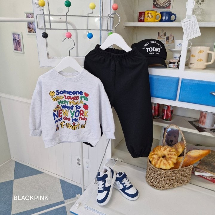 Black Pink - Korean Children Fashion - #littlefashionista - SOMEONE Sweatshirts - 6