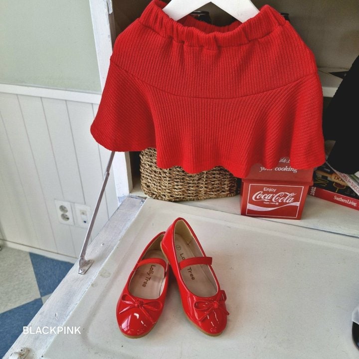 Black Pink - Korean Children Fashion - #magicofchildhood - Knit Skirt - 9