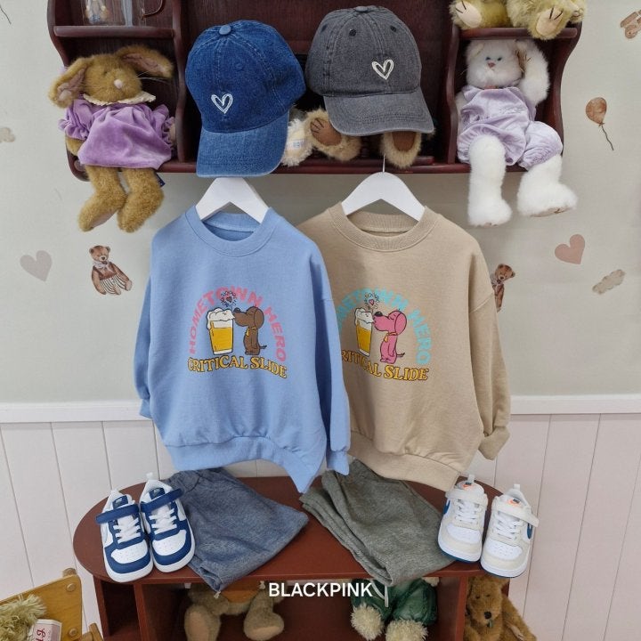 Black Pink - Korean Children Fashion - #magicofchildhood - HOMETOWN Sweatshirts - 6