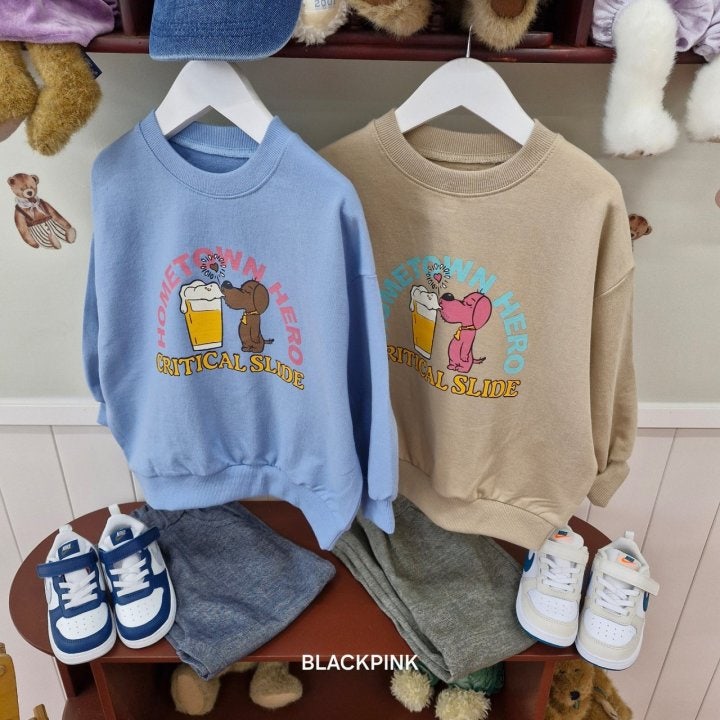 Black Pink - Korean Children Fashion - #minifashionista - HOMETOWN Sweatshirts - 7