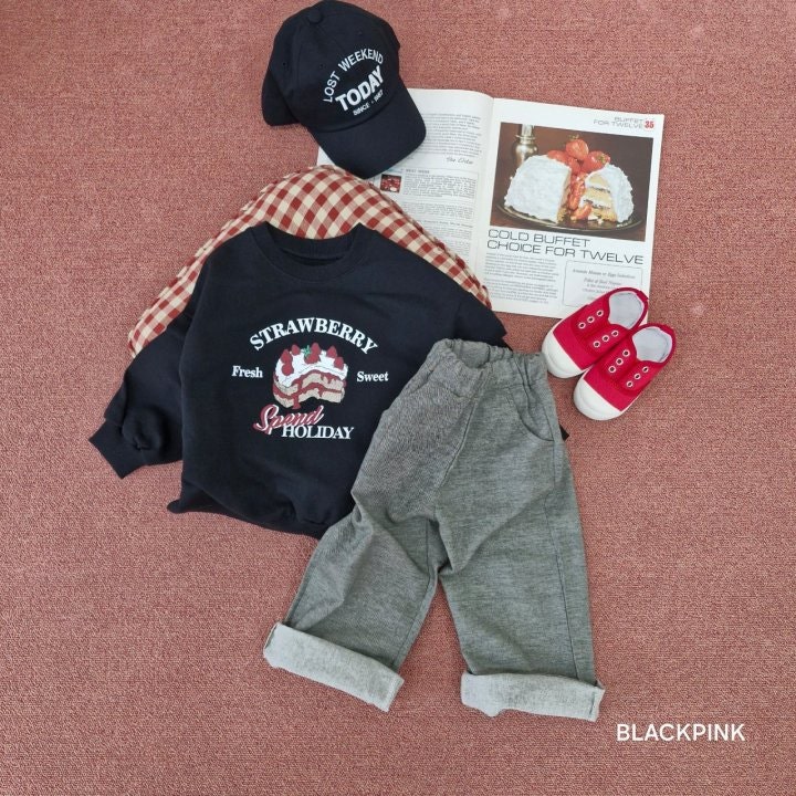 Black Pink - Korean Children Fashion - #prettylittlegirls - Two Will Blue Straight Pants - 6