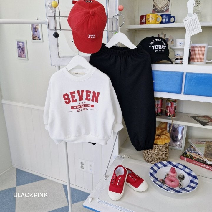 Black Pink - Korean Children Fashion - #todddlerfashion - 7DAYS Sweatshirts - 8
