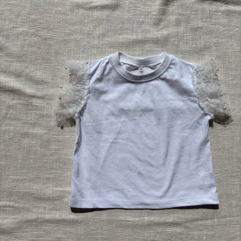Bobo j - Korean Children Fashion - #Kfashion4kids - Pearl Lace Tee - 11