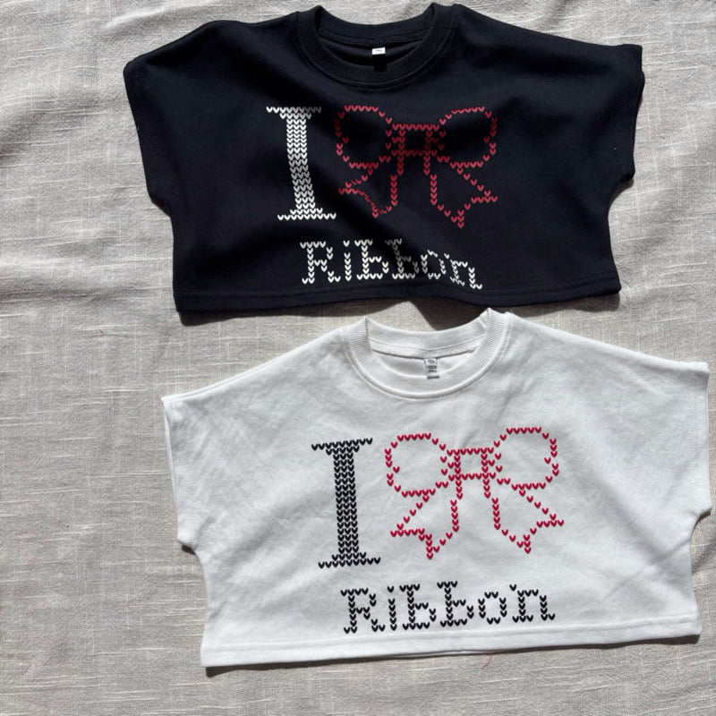 Bobo j - Korean Children Fashion - #childofig - I Love Ribbon Tee - 12