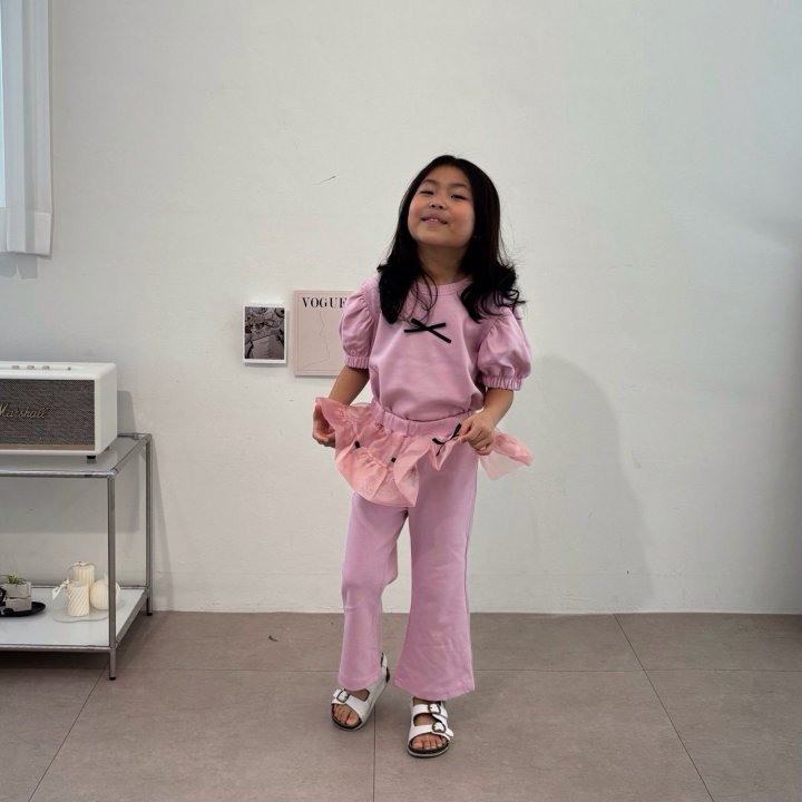 Bobo j - Korean Children Fashion - #prettylittlegirls - Jennie Spring Bootcut Pants - 4