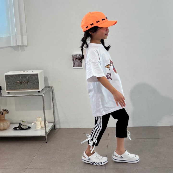 Bobo j - Korean Children Fashion - #childrensboutique - Four Line Leggings