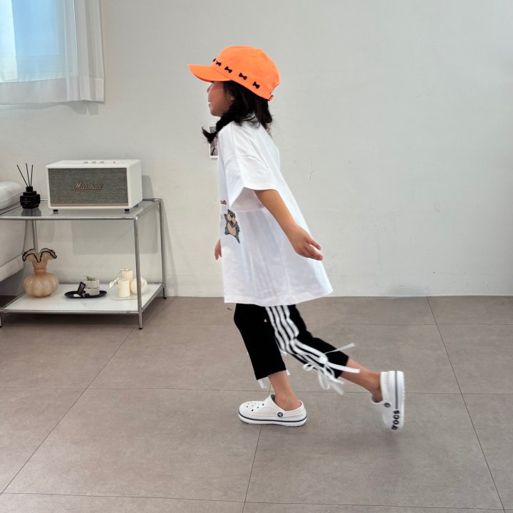 Bobo j - Korean Children Fashion - #designkidswear - Four Line Leggings - 2