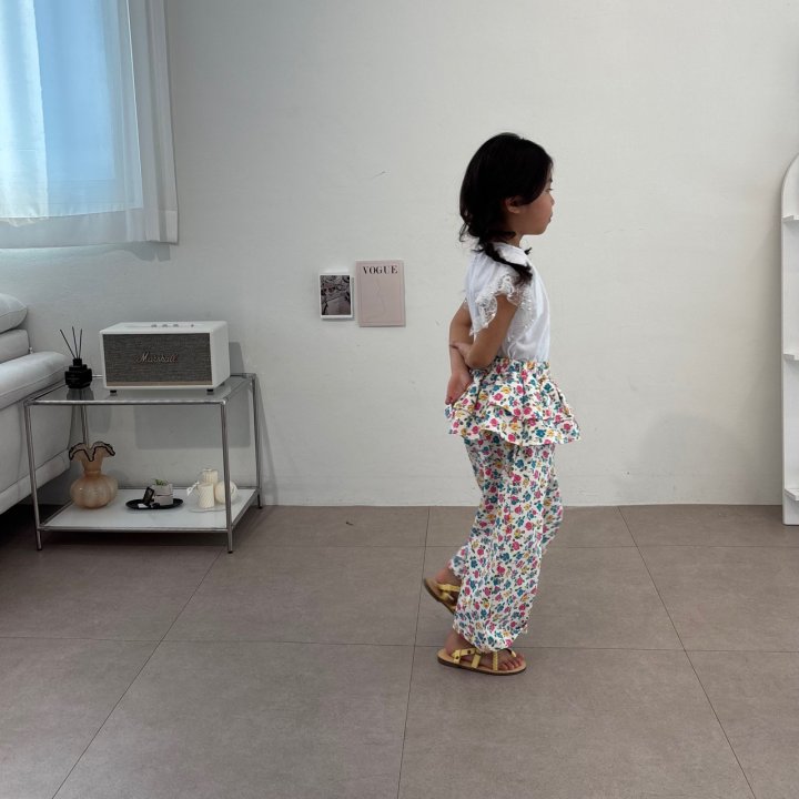 Bobo j - Korean Children Fashion - #discoveringself - Pearl Lace Tee - 6